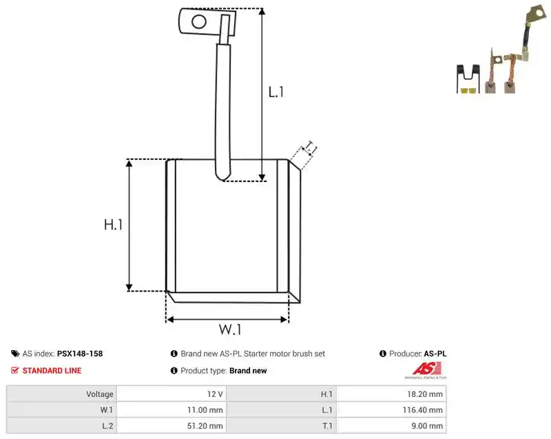 AS-PL PSX148-158