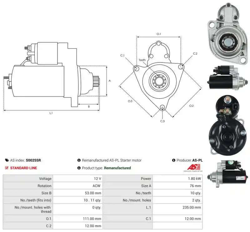 AS-PL S0025SR