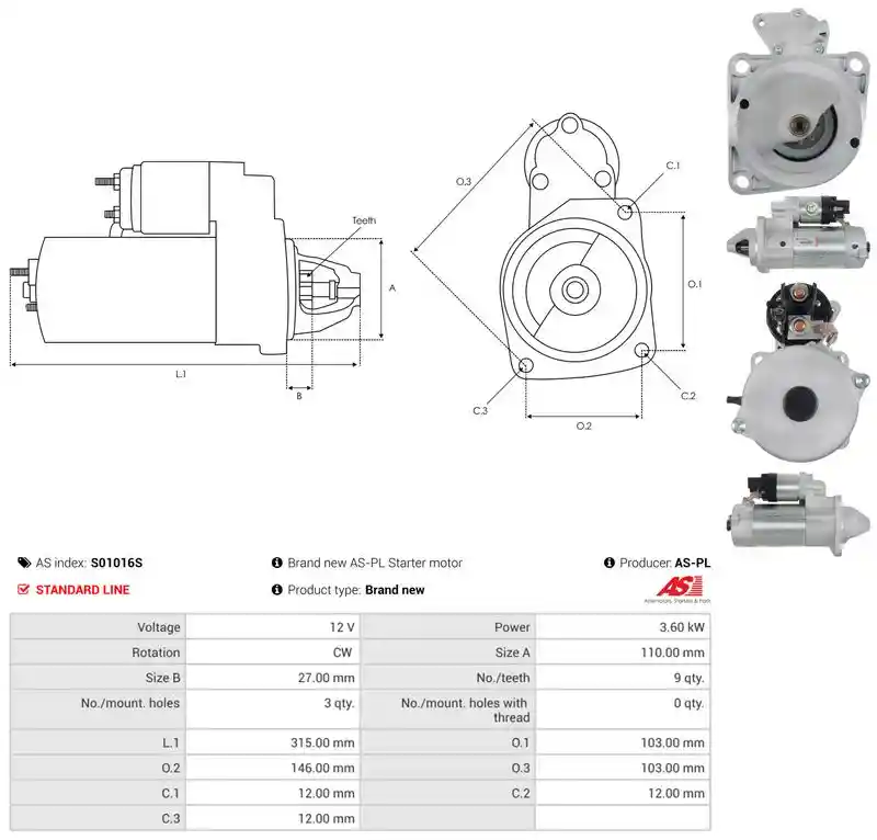 AS-PL S01016S