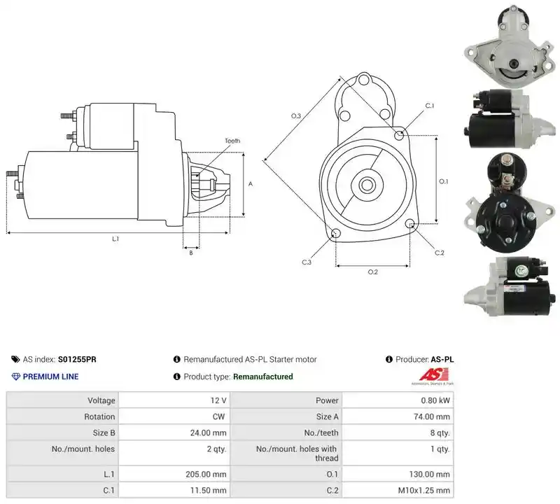 AS-PL S01255PR