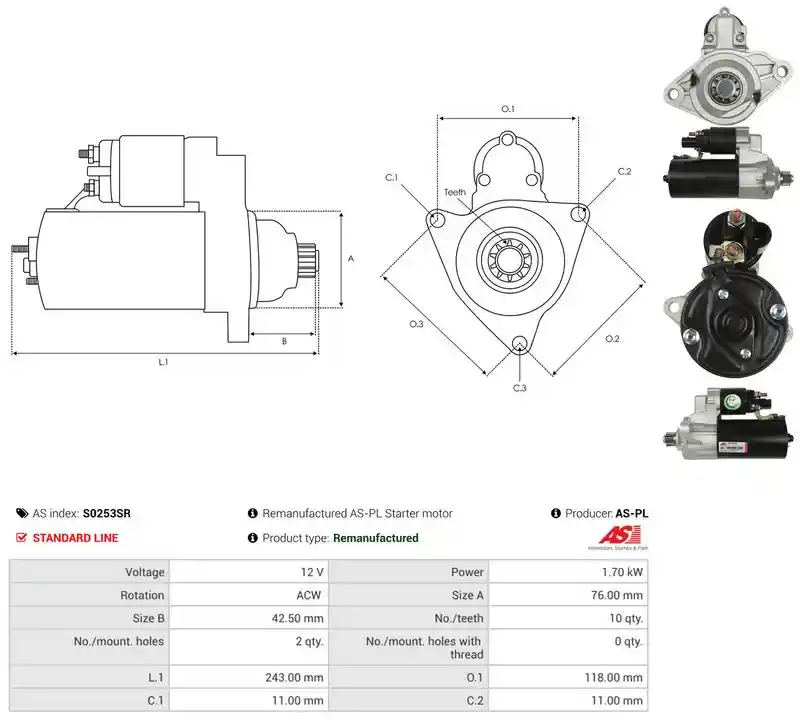 AS-PL S0253SR AS-PL S0253SR