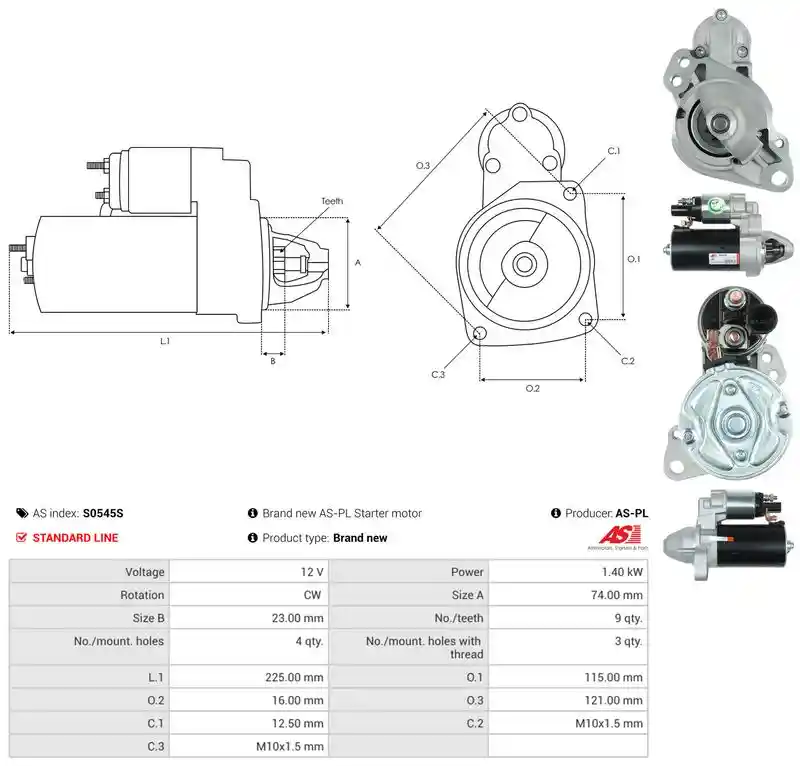 AS-PL S0545S
