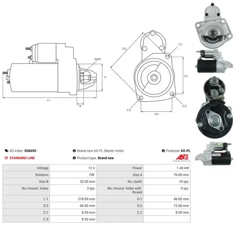AS-PL S0609S