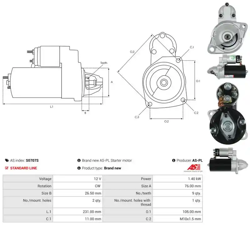 AS-PL S0707S