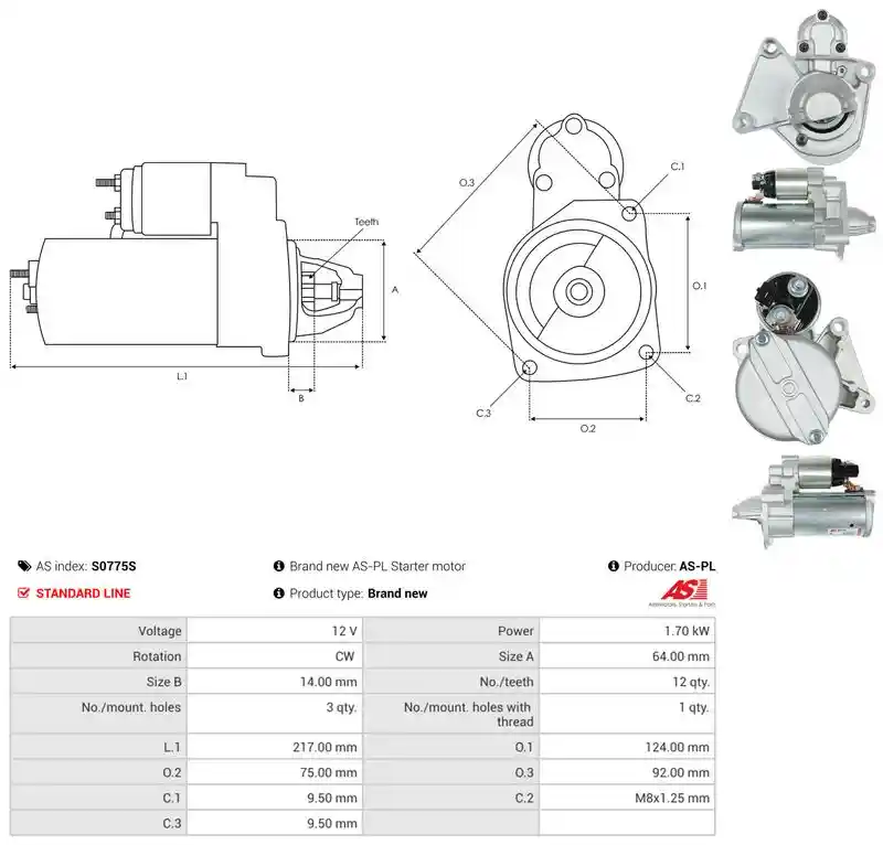 AS-PL S0775S