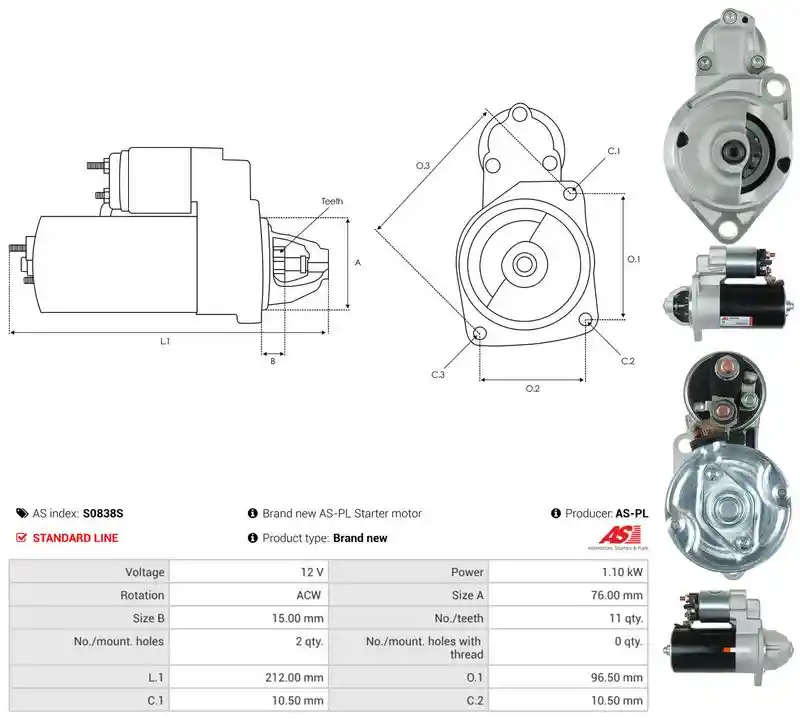 AS-PL S0838S