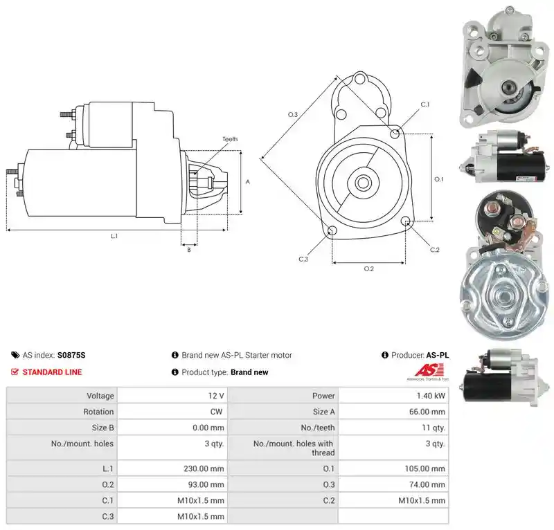 AS-PL S0875S