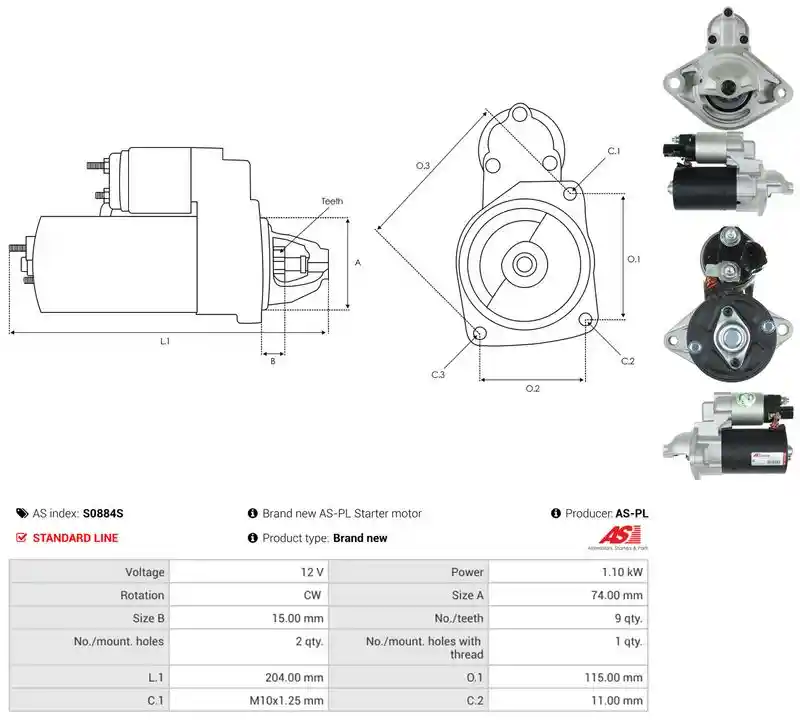 AS-PL S0884S AS-PL S0884S