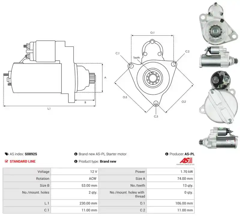AS-PL S0892S