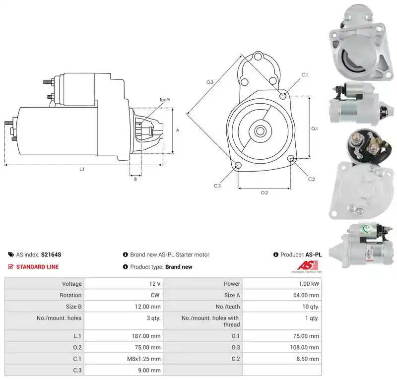 AS-PL S2164S AS-PL S2164S