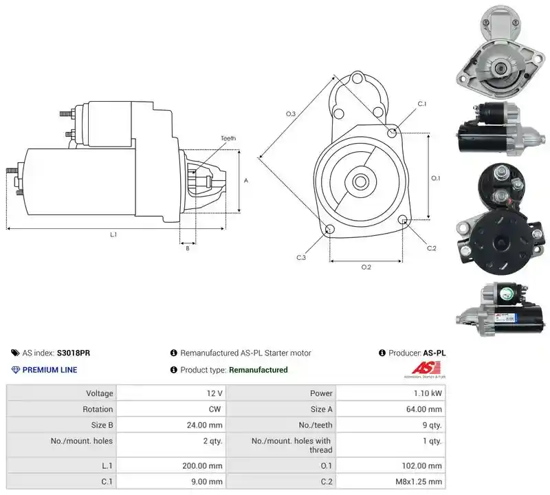 AS-PL S3018PR