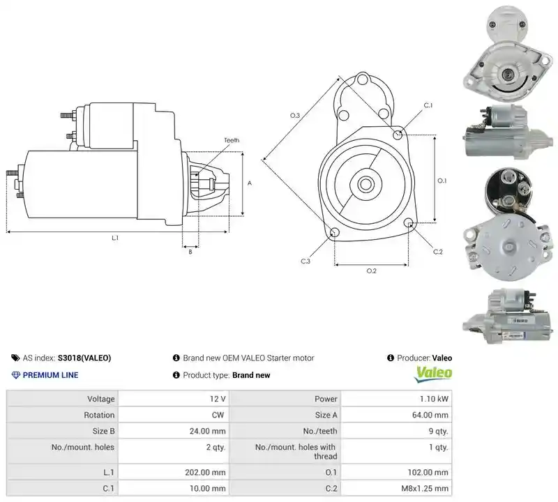 AS-PL S3018(VALEO) AS-PL S3018(VALEO)