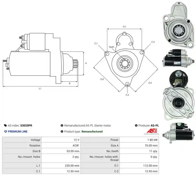 AS-PL S3025PR