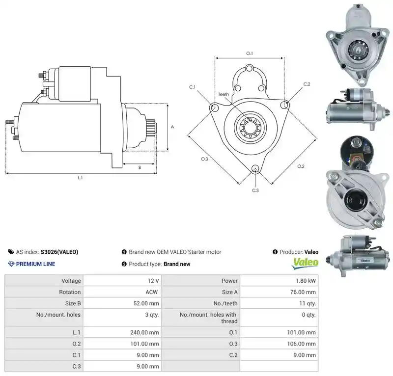 AS-PL S3026(VALEO)