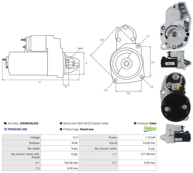 AS-PL S3035(VALEO)