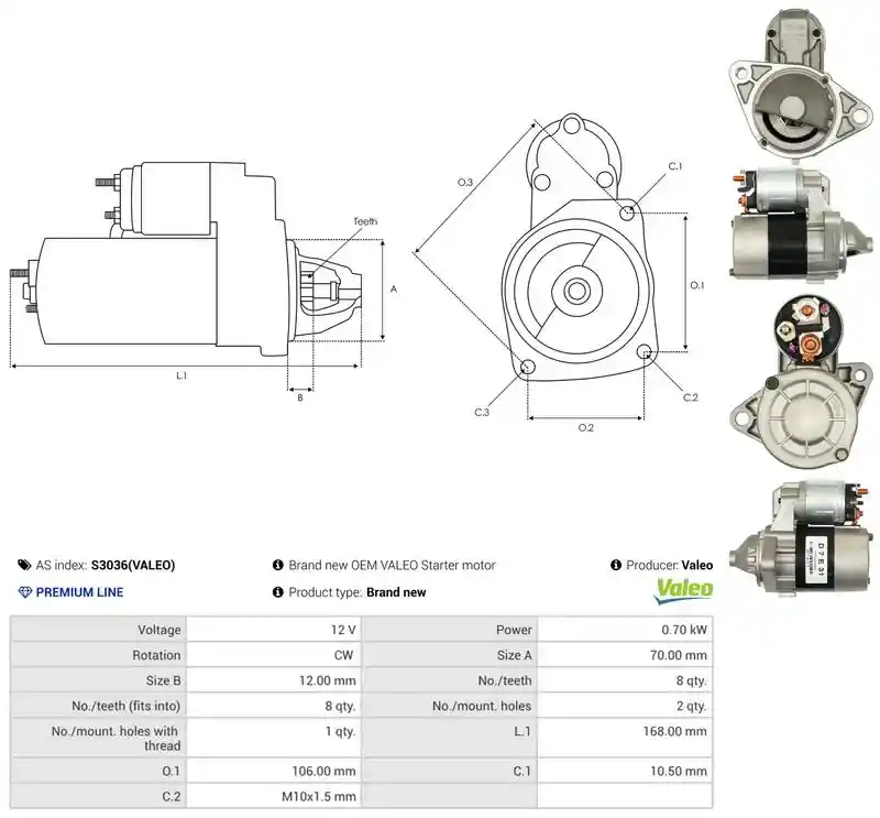 AS-PL S3036(VALEO)