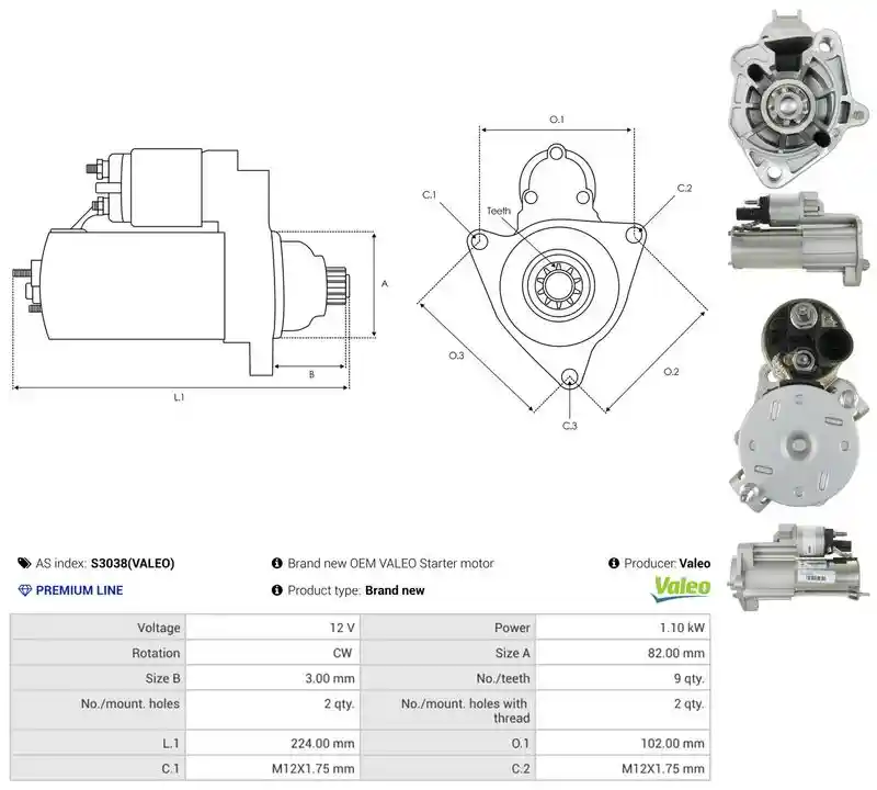AS-PL S3038(VALEO)