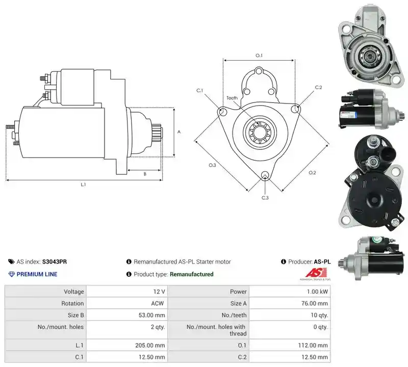 AS-PL S3043PR AS-PL S3043PR