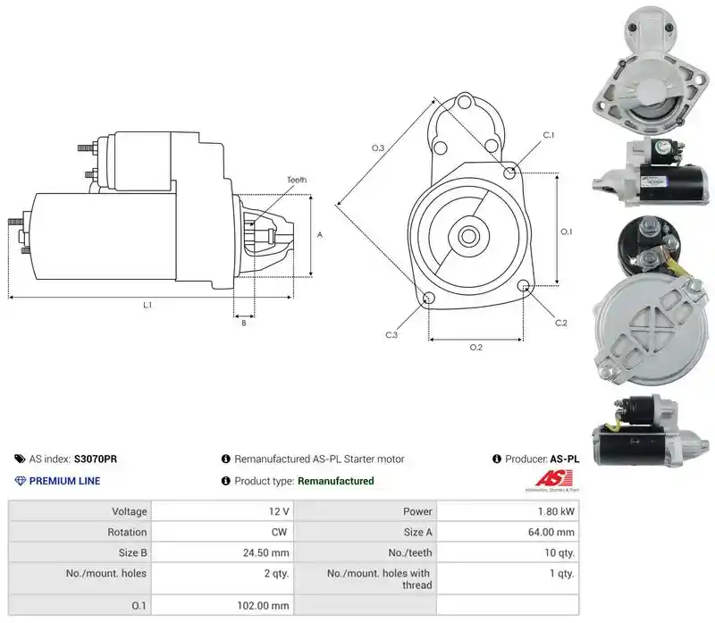 AS-PL S3070PR