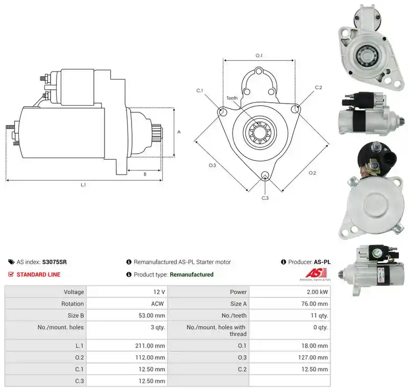 AS-PL S3075SR