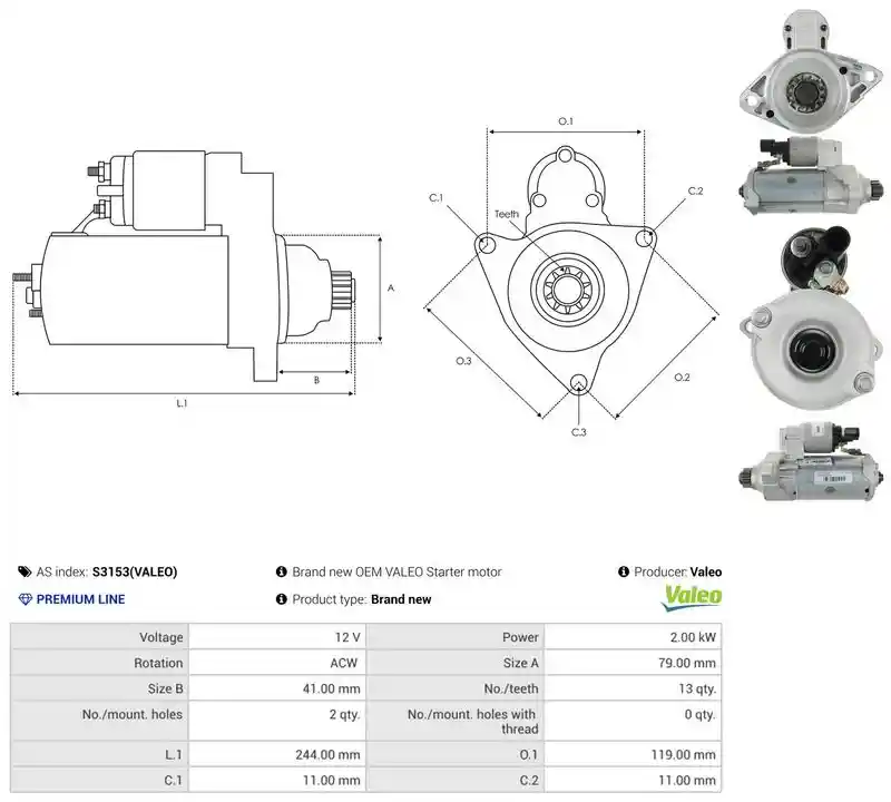 AS-PL S3153(VALEO) AS-PL S3153(VALEO)