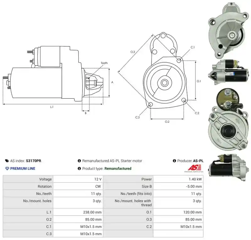 AS-PL S3170PR AS-PL S3170PR