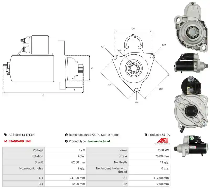 AS-PL S3175SR AS-PL S3175SR