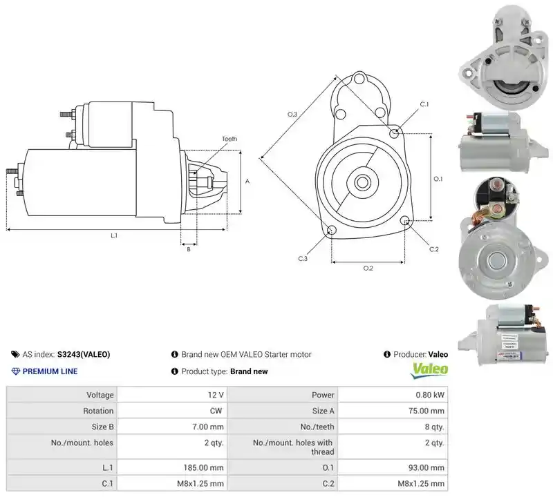 AS-PL S3243(VALEO)