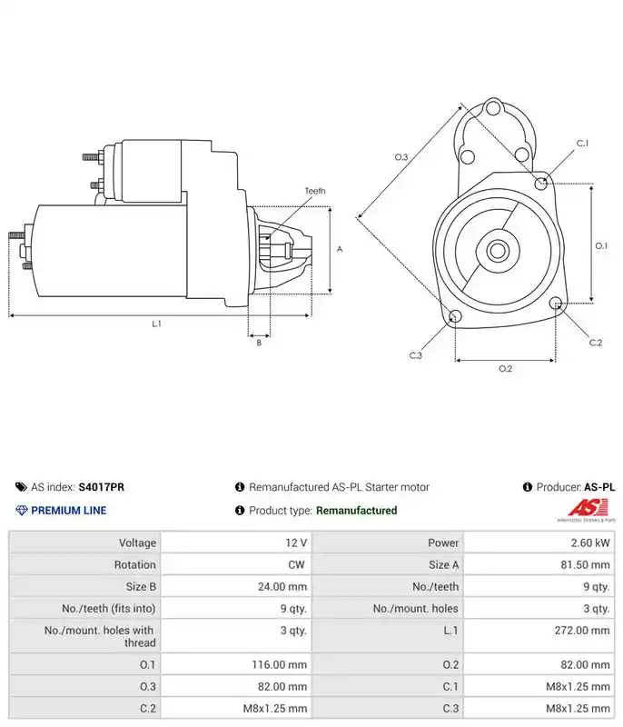 AS-PL S4017PR AS-PL S4017PR