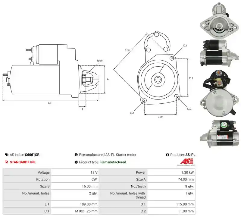 AS-PL S6061SR AS-PL S6061SR