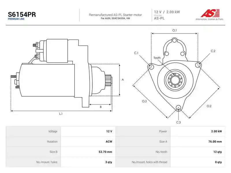 AS-PL S6154PR AS-PL S6154PR