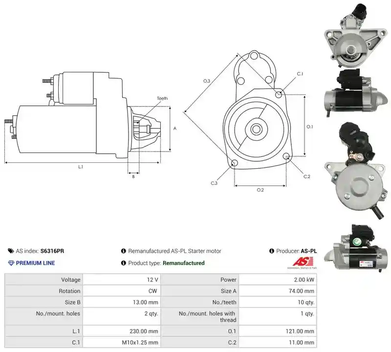 AS-PL S6316PR