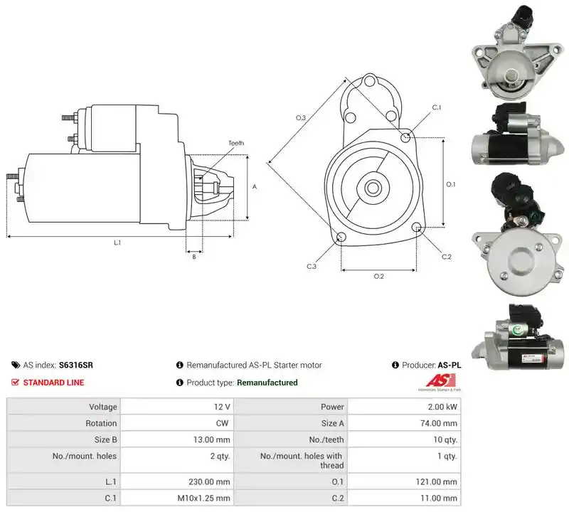 AS-PL S6316SR