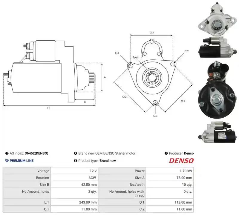 AS-PL S6452(DENSO) AS-PL S6452(DENSO)