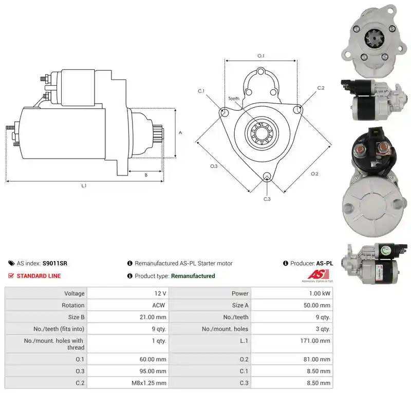 AS-PL S9011SR