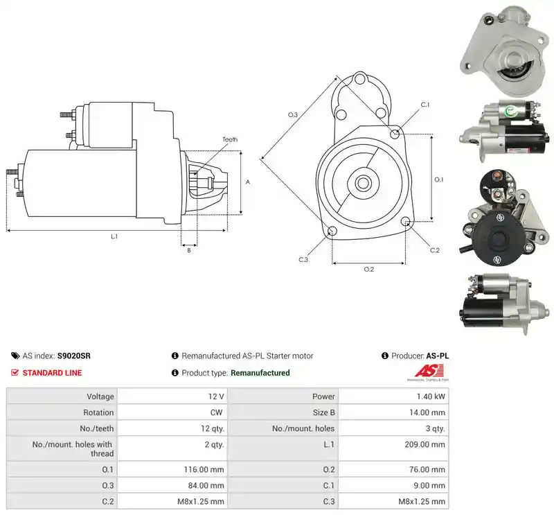 AS-PL S9020SR