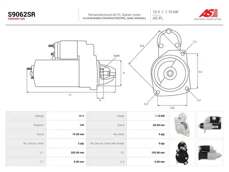 AS-PL S9062SR AS-PL S9062SR
