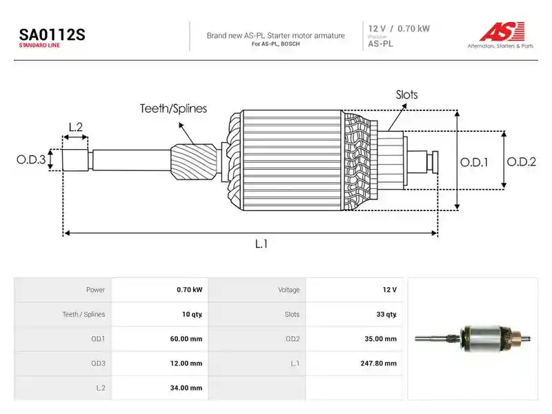 AS-PL SA0112S