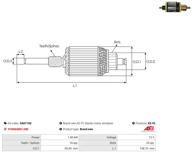 AS-PL SA0114S
