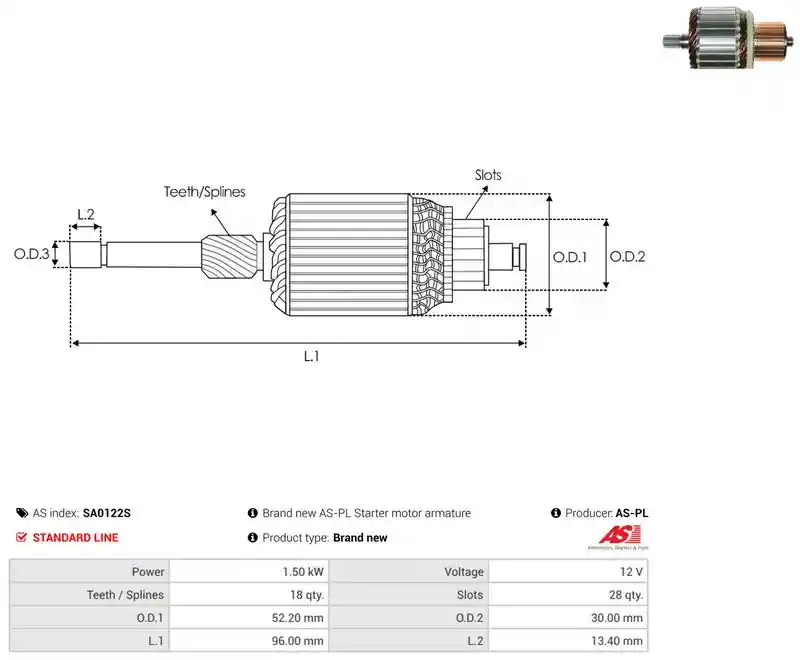 AS-PL SA0122S