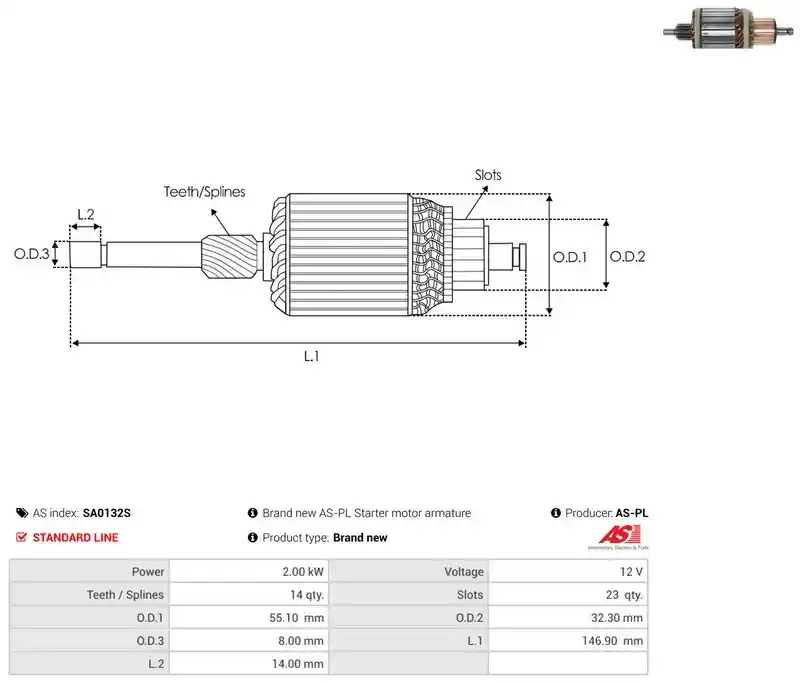 AS-PL SA0132S