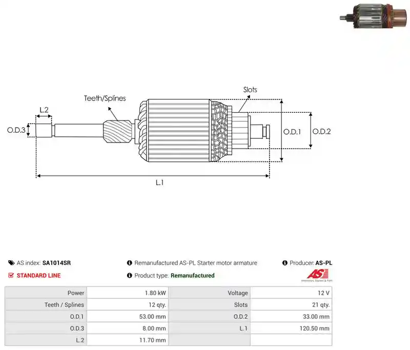 AS-PL SA1014SR