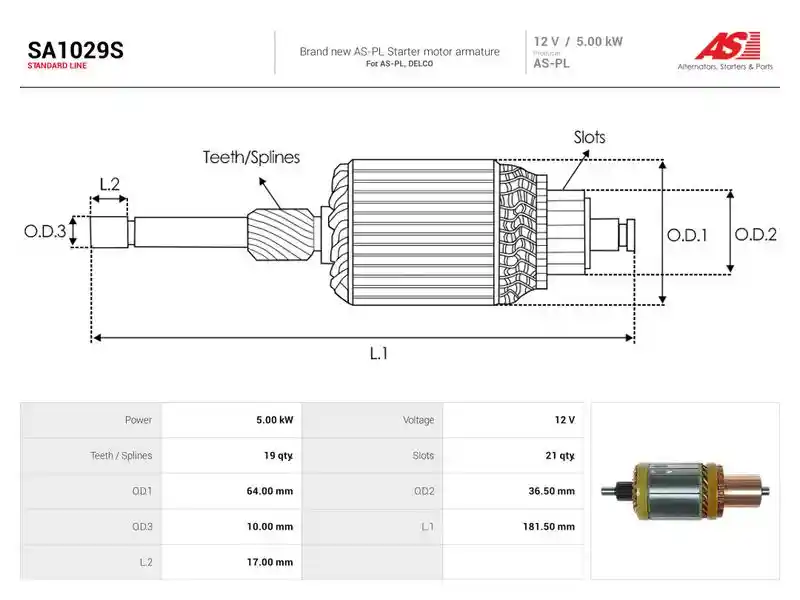 AS-PL SA1029S