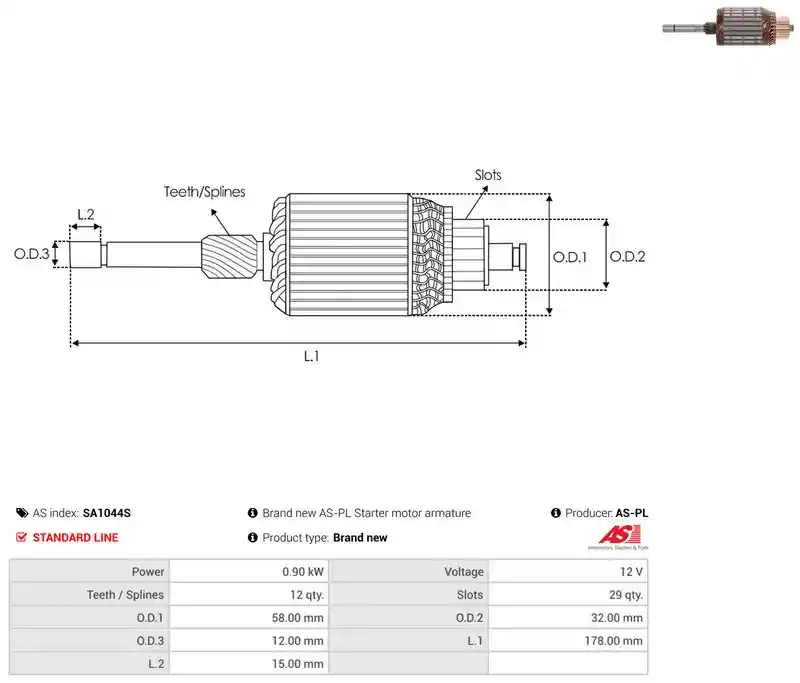 AS-PL SA1044S