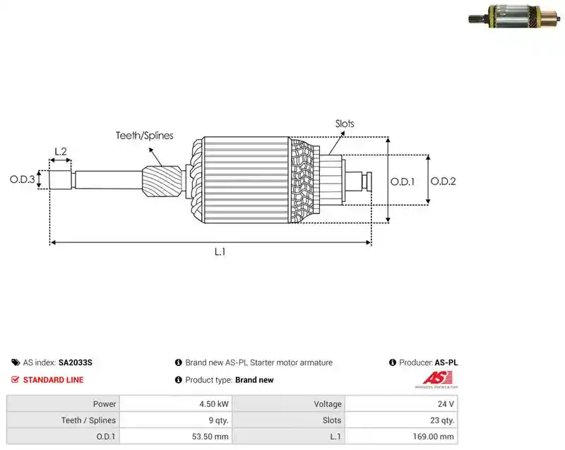 AS-PL SA2033S