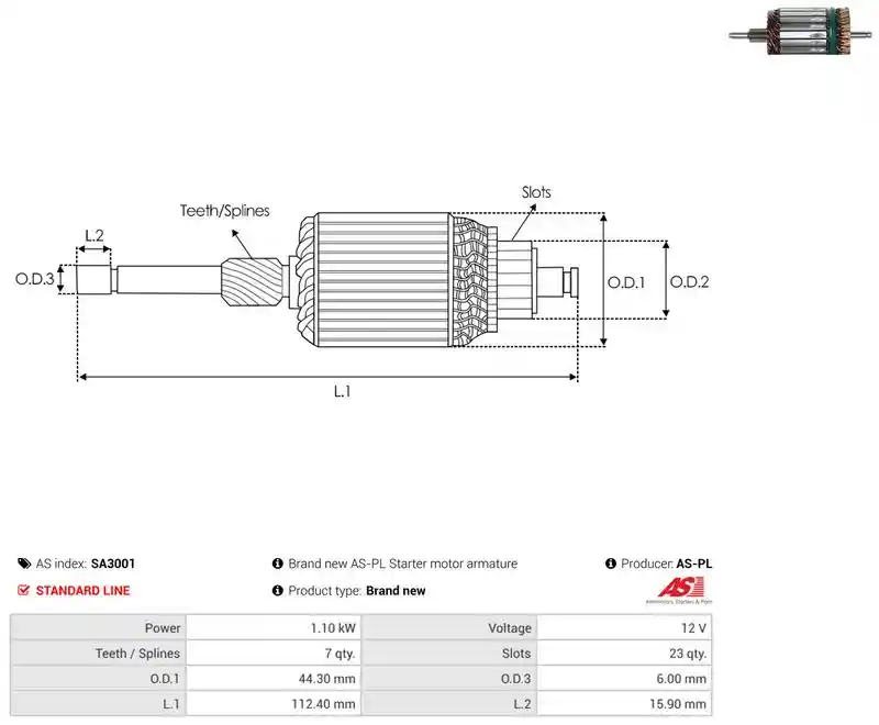 AS-PL SA3001