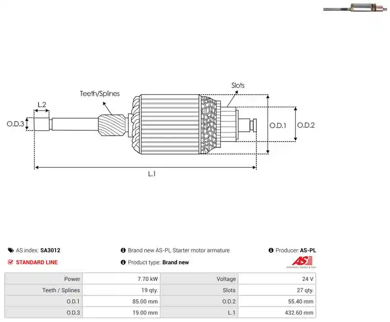 AS-PL SA3012