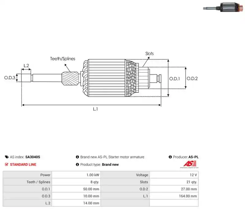 AS-PL SA3040S