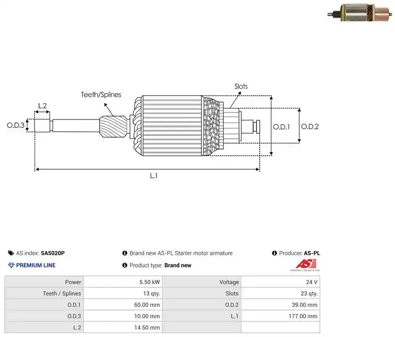 AS-PL SA5020P