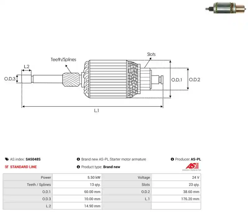 AS-PL SA5048S